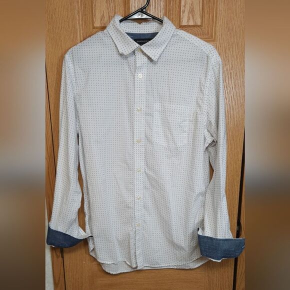 Banana Republic White Casual Button Down Shirt - Picture 4 of 11
